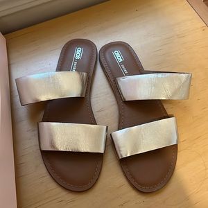 Silver sandals